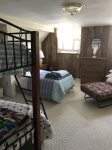 3 bedroom upstairs- 1 full/ bunk with full and twin and twin futon